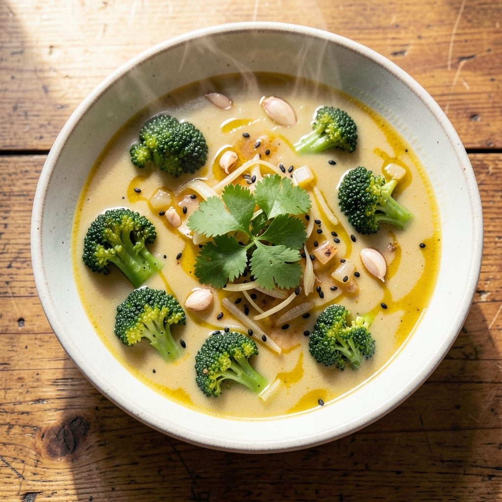 Alkaline Broccoli Soup Recipe: Gut-Soothing Green Elixir With Creamy Turmeric Base