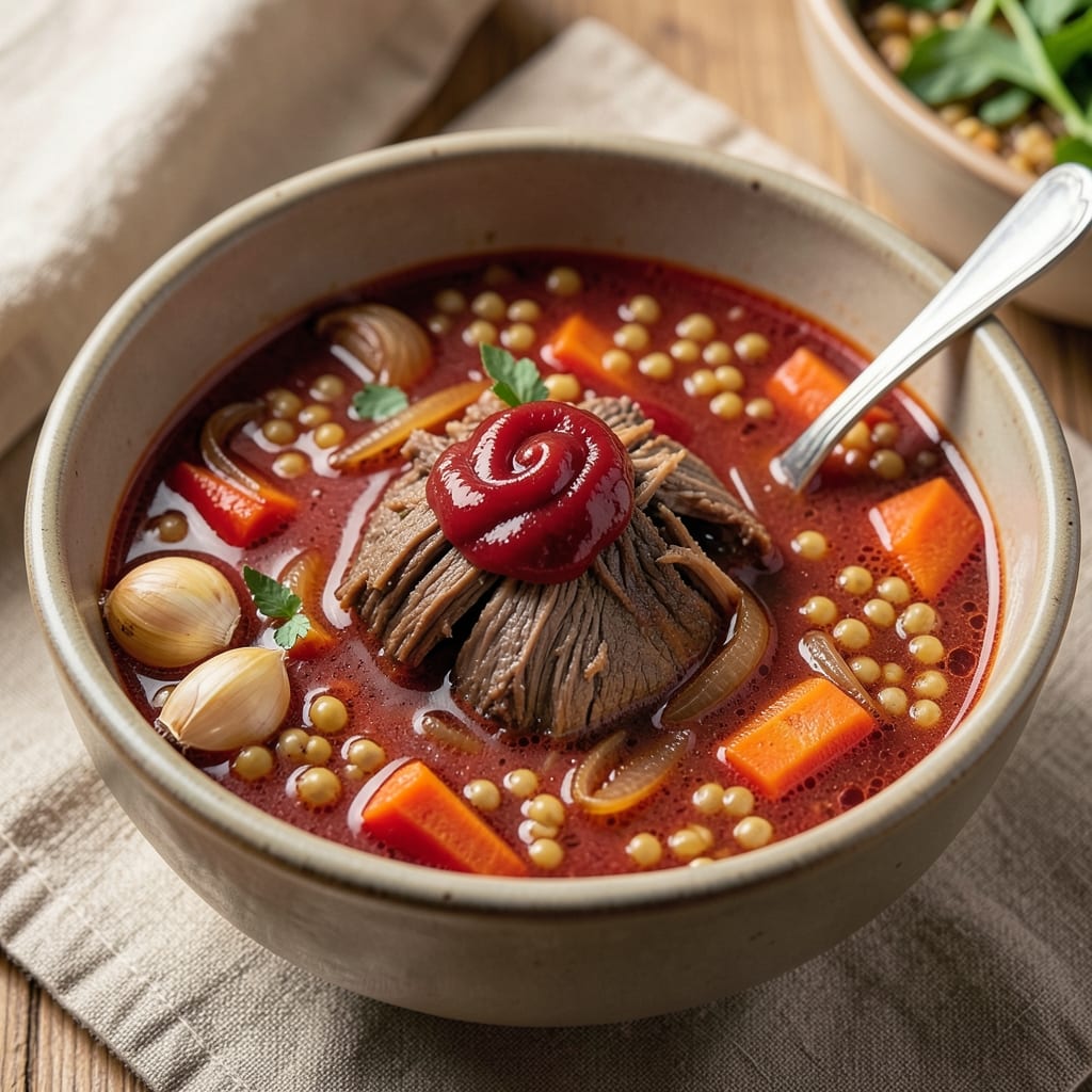 5-Star Hamburger Soup Recipe: Smoky Beef and Barley Luxe in One Pot
