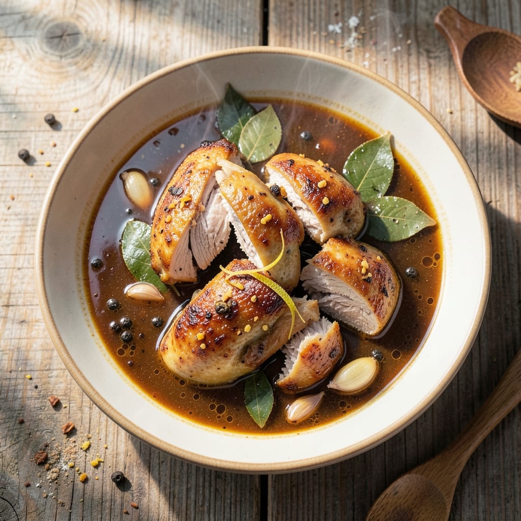 Adobo Soup Recipe: Soy-Braised Chicken with Tangy Vinegar Depth