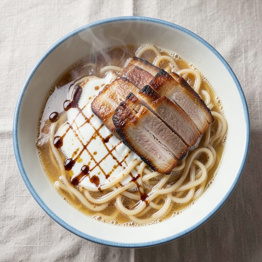 Atama Soup Recipe: Silky Noodle Swirls in Smoky Coconut Broth
