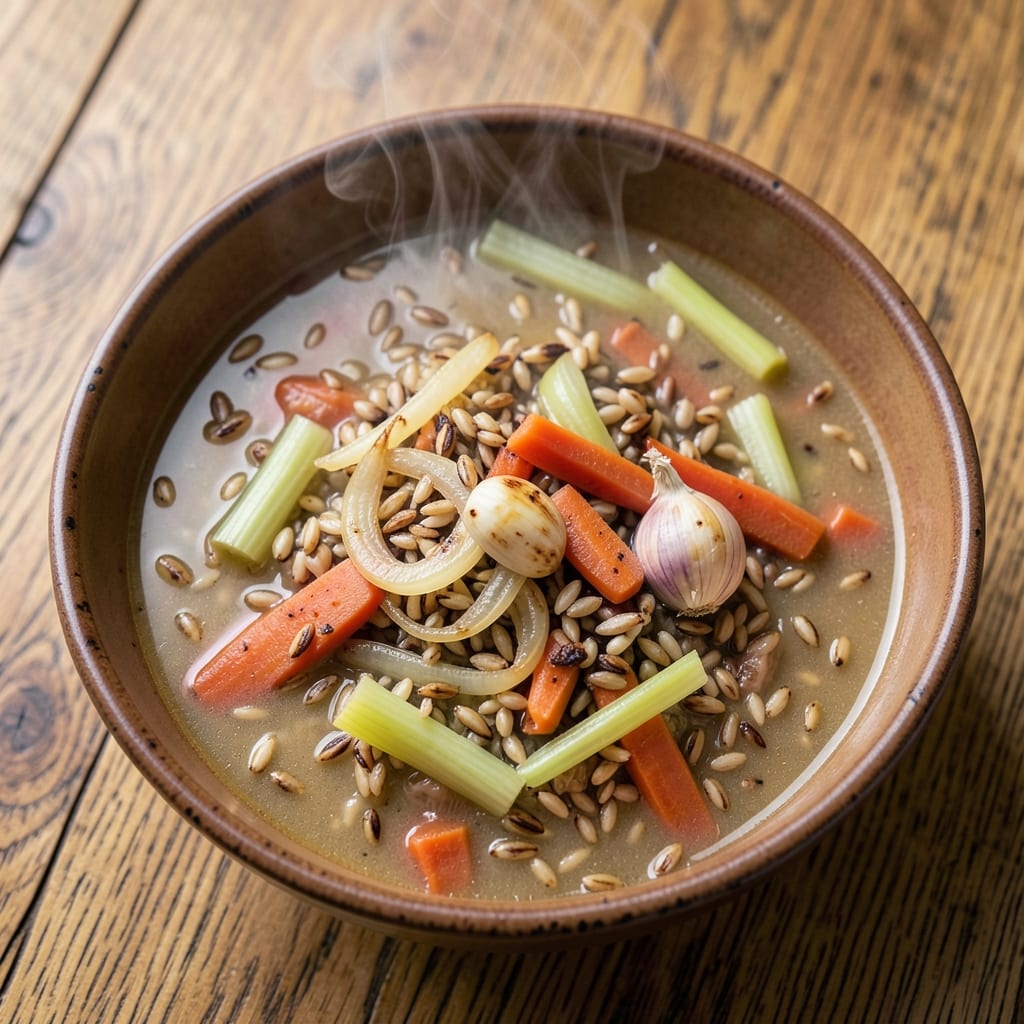 Authentic Minnesota Wild Rice Soup Recipe: Earthy Pearl Rice with Smoky Herb Dumplings