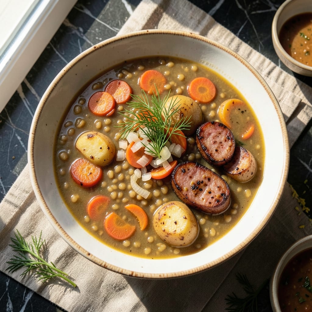 Aatu Kaal Soup Recipe: Toasted Spice and Golden Lentil Richness