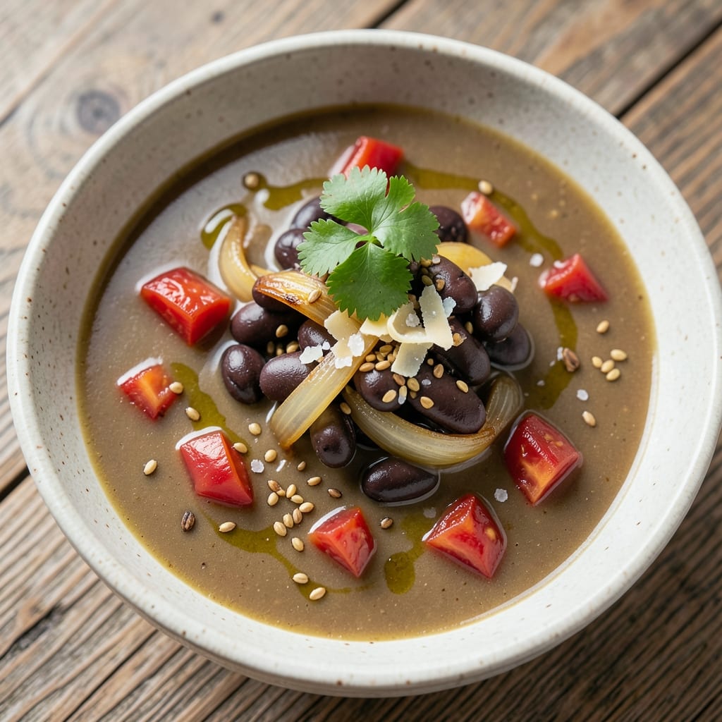 20-Minute Black Bean Soup Recipe: Cumin-Toasted Spice and Lime Zing