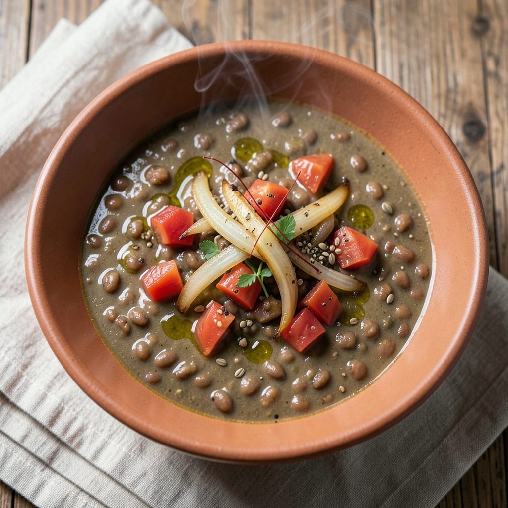 Aladdin's Eatery Lentil Soup Recipe: Toasted Cumin and Saffron Spice Fusion
