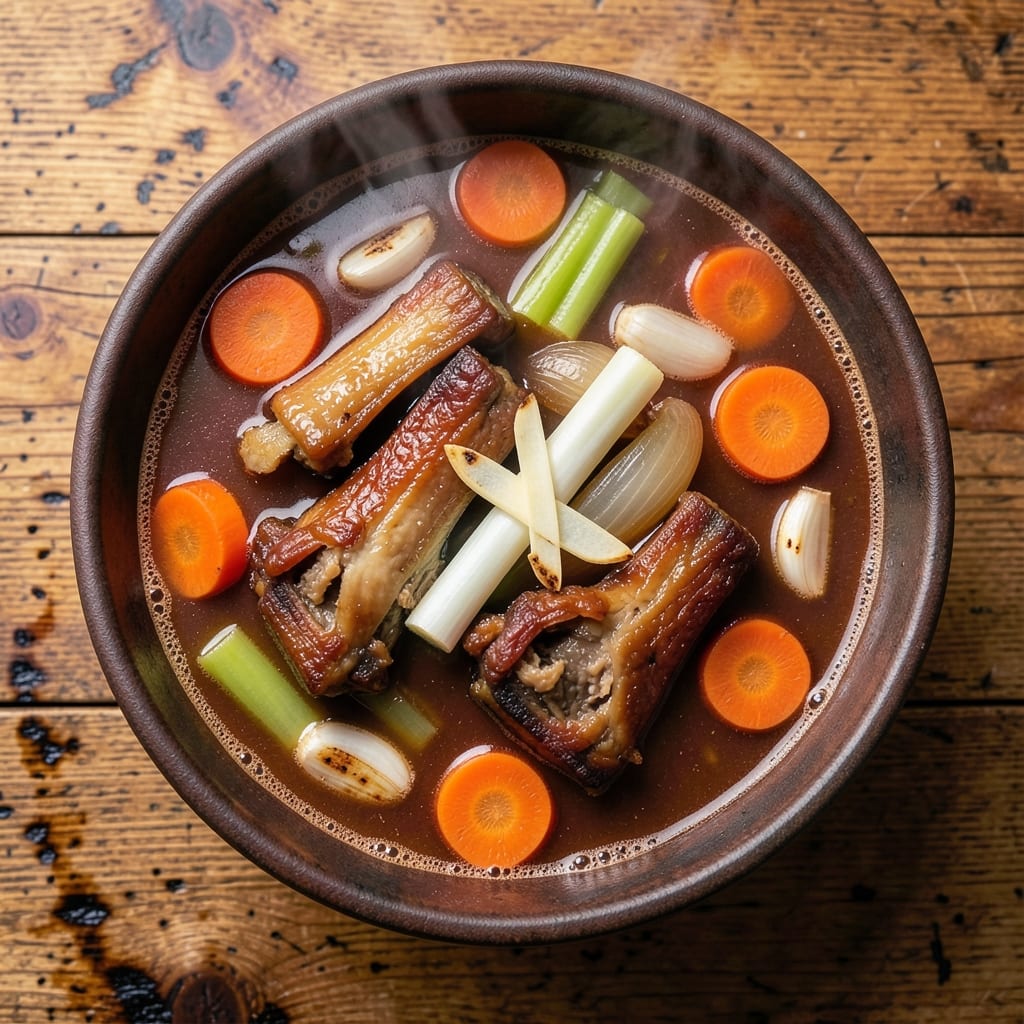 Alley Restaurant Oxtail Soup Recipe: Deep Umami Richness From Slow-Simmered Bones