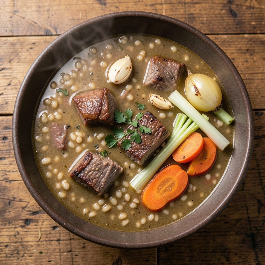 Beef Pearl Barley Soup Recipe: Hearty Simmered Comfort With Earthy Depth