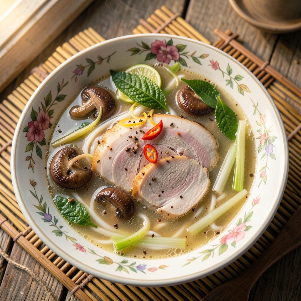 Authentic Chicken Tom Yum Soup Recipe: Balanced Heat and Herbal Freshness