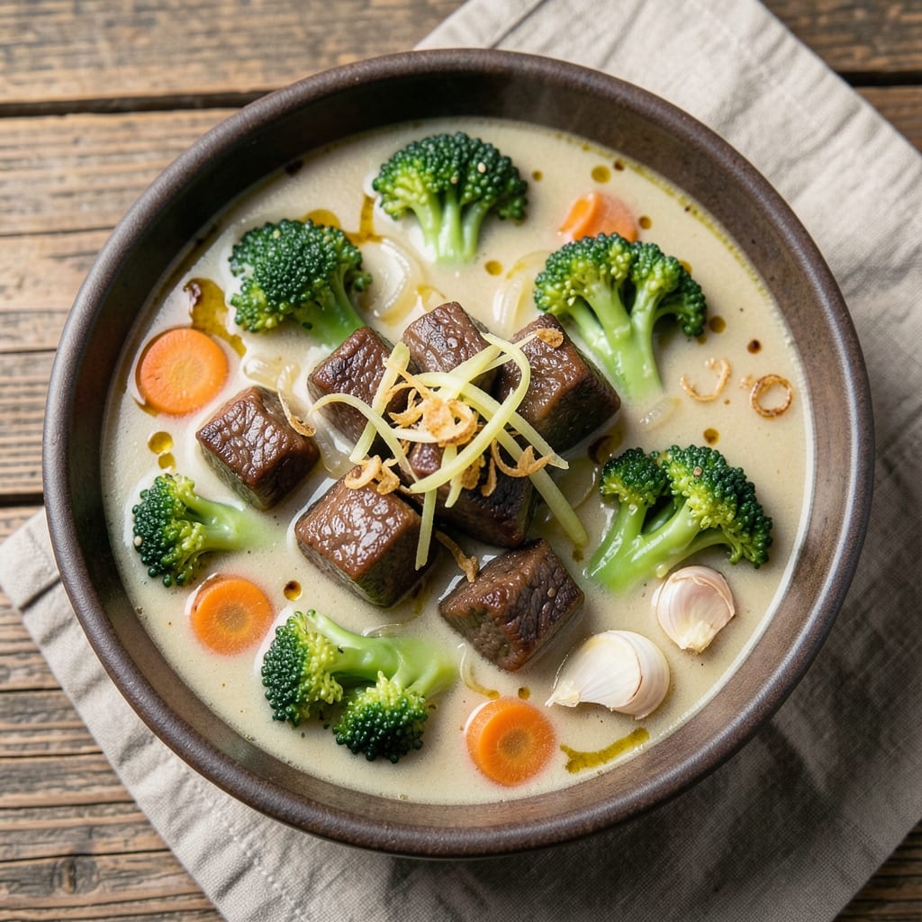 Beef House Broccoli Soup Recipe: Smoky Broth and Silky Vegetable Harmony