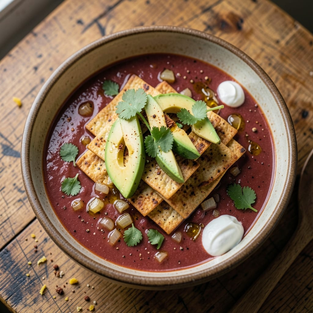 Barefoot Contessa's Tortilla Soup Recipe: Smoky Avocado Swirls in Creamy Broth