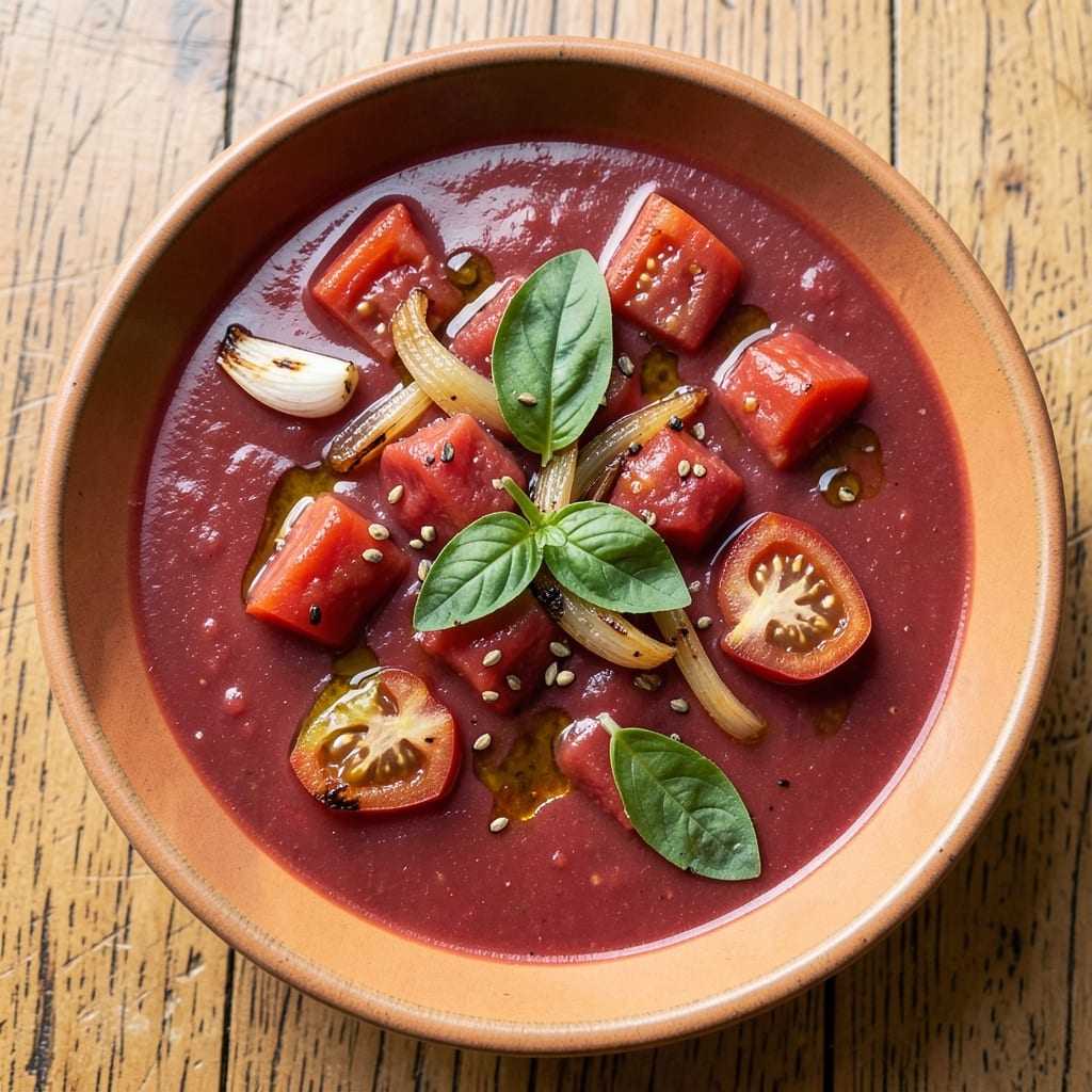 Air Fryer Tomato Soup Recipe with Fresh Tomatoes: Bright Acidic Zing Without the Mess