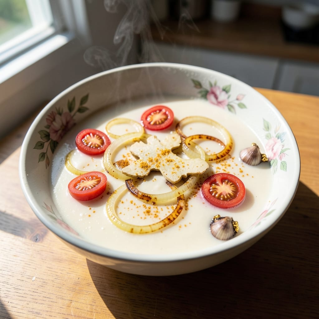 Almond Milk Soup Recipe: Silky Turmeric-Ginger Immunity Booster