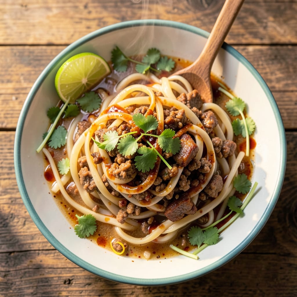 Bak Chor Mee Soup Recipe: Fragrant Wonton Noodles in Spiced Broth