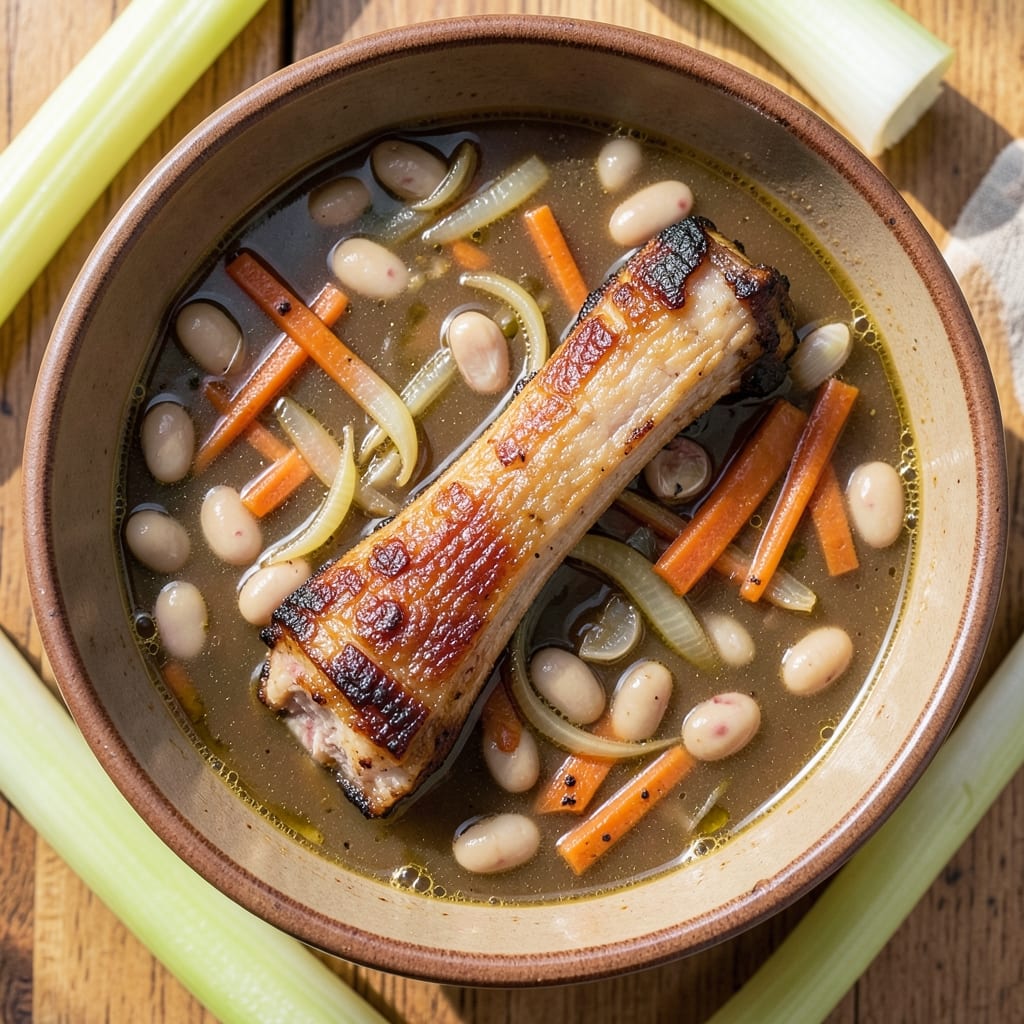 Bean Soup Recipe With Leftover Ham Bone: Smoky Ham-Infused Beans in One Pot