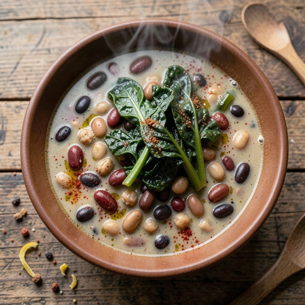 15 Bean Soup with Collards Recipe: Slow-Simmered Southern Soul in One Pot