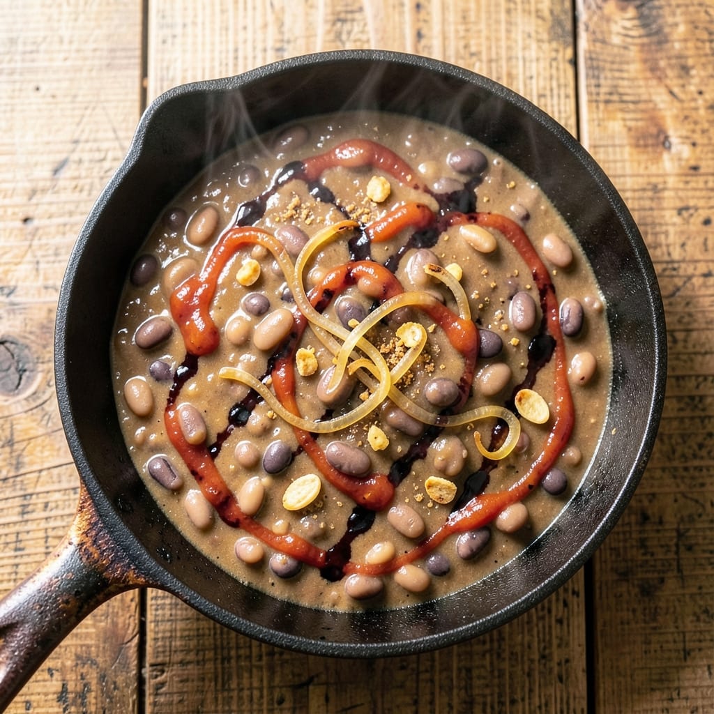 Baked Beans Recipe with Onion Soup Mix: Smoky Depth and Crispy Topping in One Pot