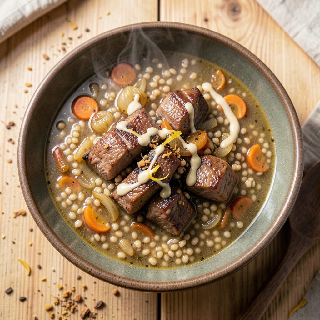 Arabic Barley Soup Recipe: Spiced Lentil and Herb Depth in One Pot