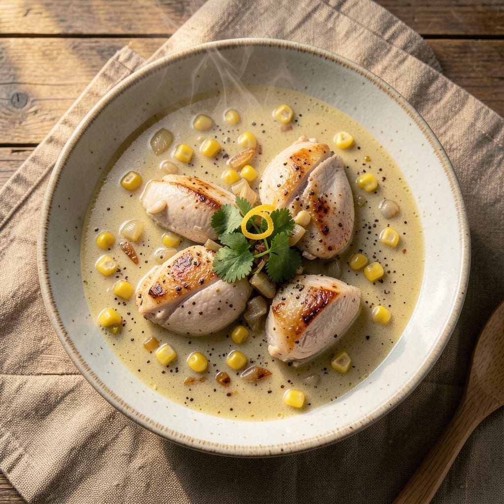 Bangladeshi Chicken Corn Soup Recipe: Fragrant Turmeric and Cumin Simmered to Perfection