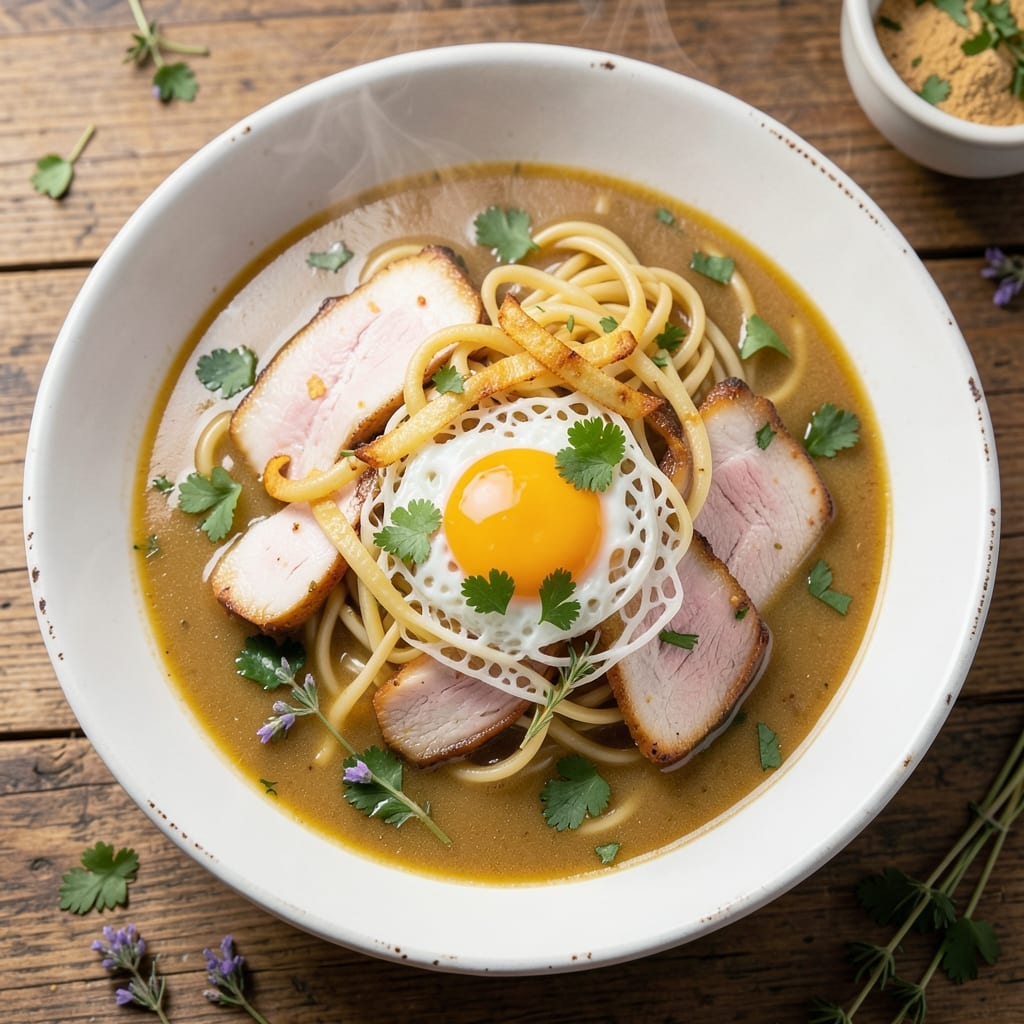 Bechtle Soup Noodles Recipe: Smoky Dumplings Floating in Herbed Broth