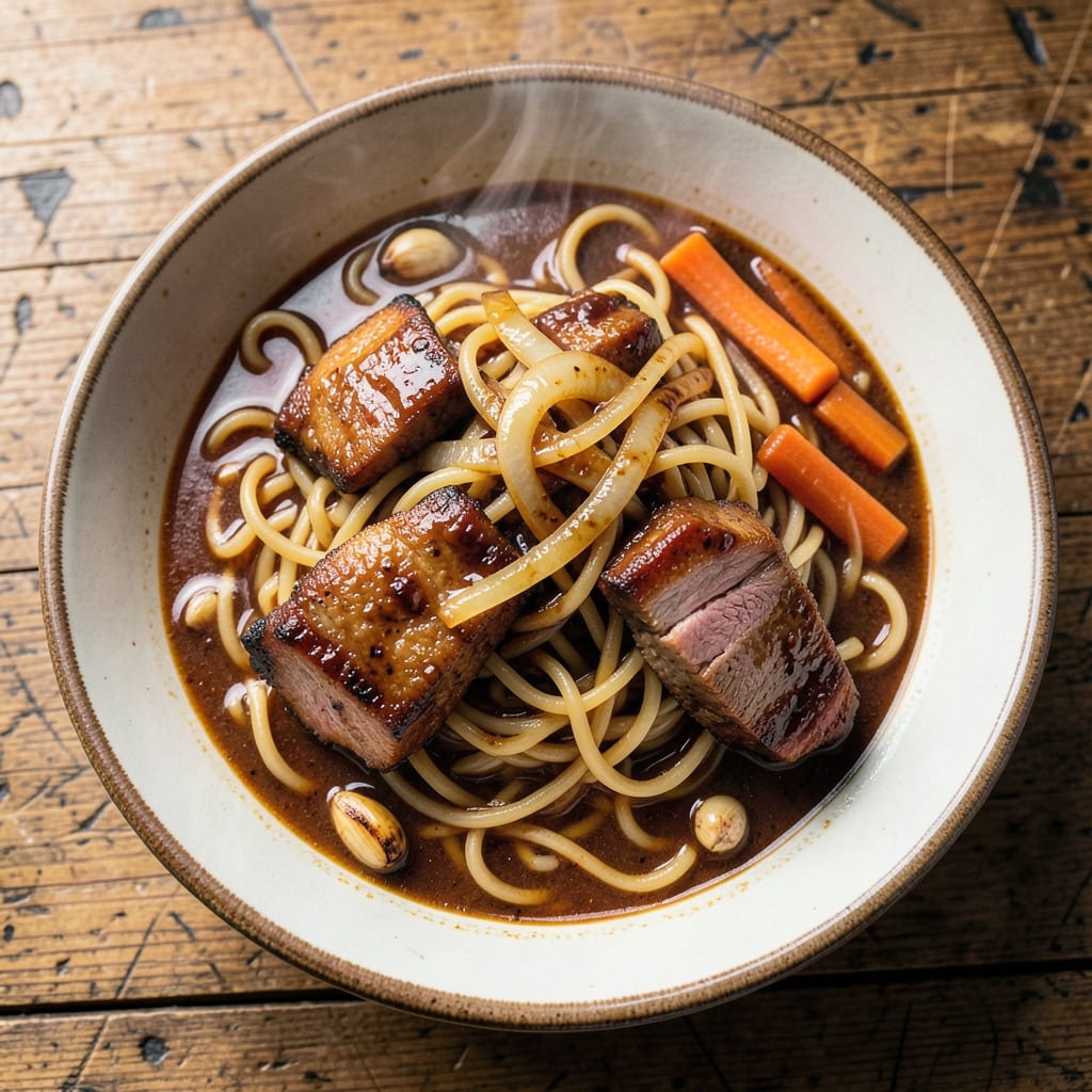 BBQ Pork Noodle Soup Recipe: Smoky-Sweet Broth with Chewy Noodles
