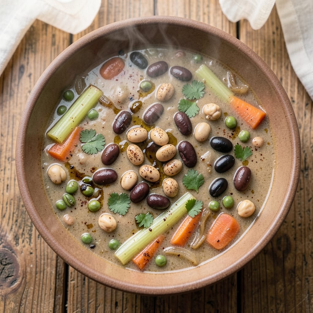 11 Bean Soup Crock Pot Recipe: Pantry Staples Simmered Into Hearty Protein Richness