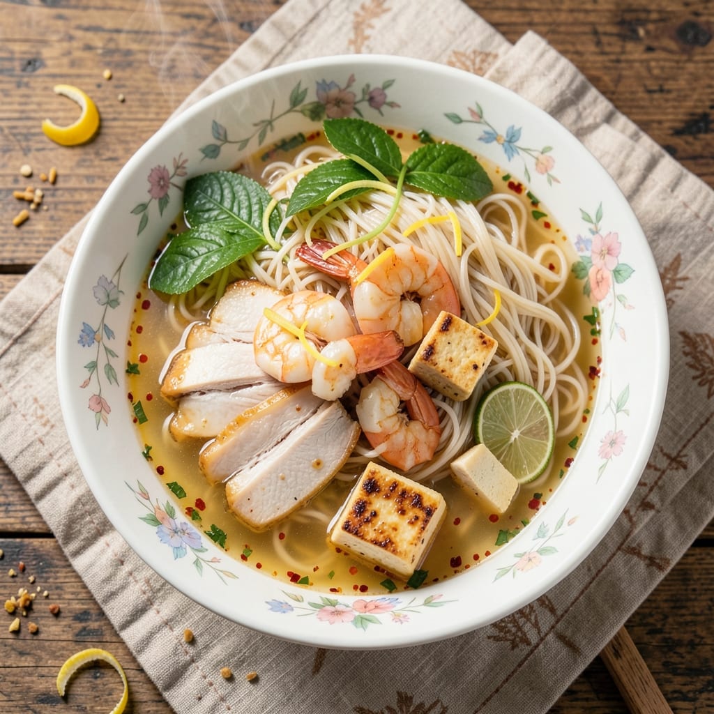 Asian Wedding Soup Recipe: Fragrant Ginger-Lime Broth With Silky Rice Noodles
