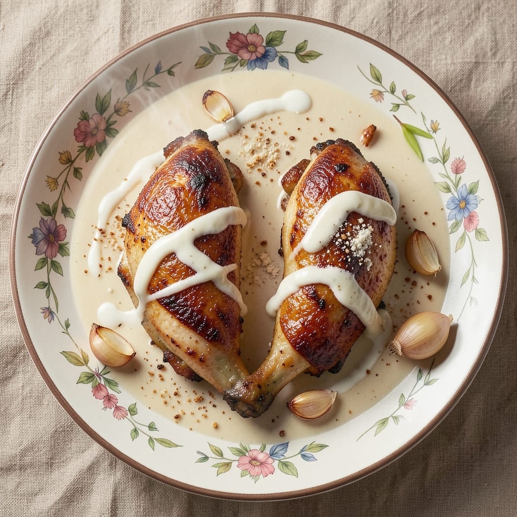 Baked Chicken Thighs with Cream of Chicken Soup Recipe: Crispy Skin, Creamy Sauce Magic