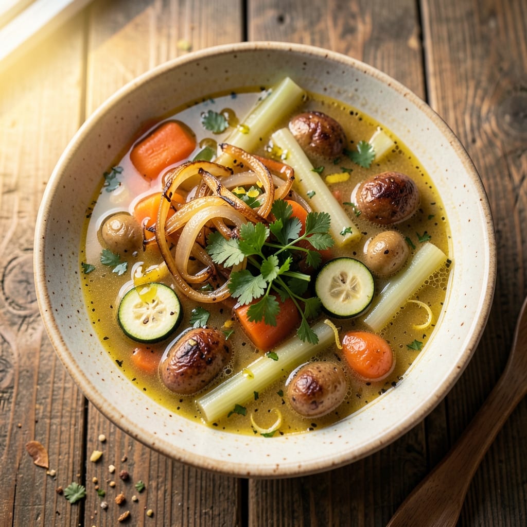 Au Bon Pain 12 Vegetable Soup Recipe: Bright Herb-Infused Lightness in One Pot