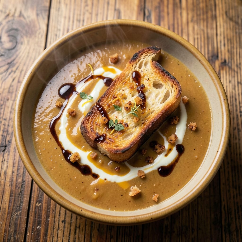 Atlanta Bread Company Wisconsin Cheese Soup Recipe: Crispy Bread Croutons and Velvety Cheese Swirls