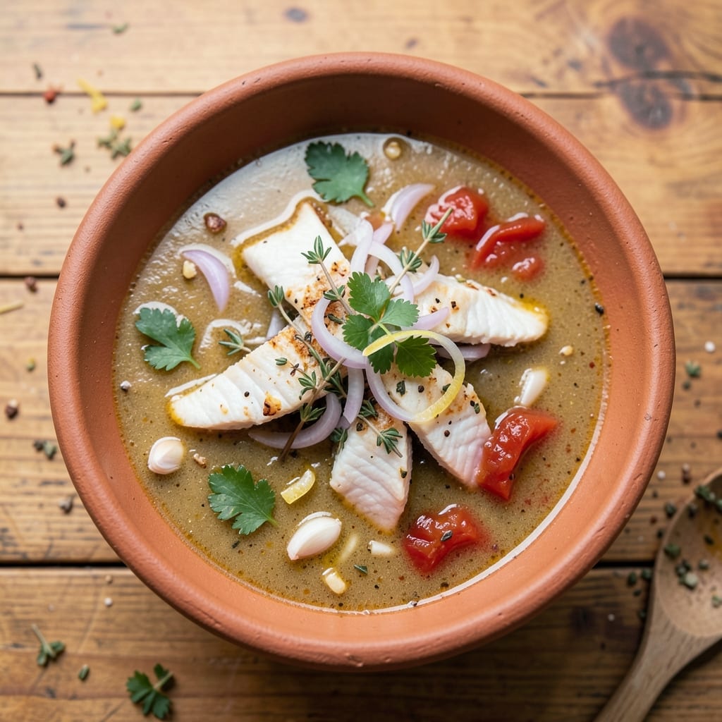 African Fish Soup Recipe: West African Herb and Tomato Depth