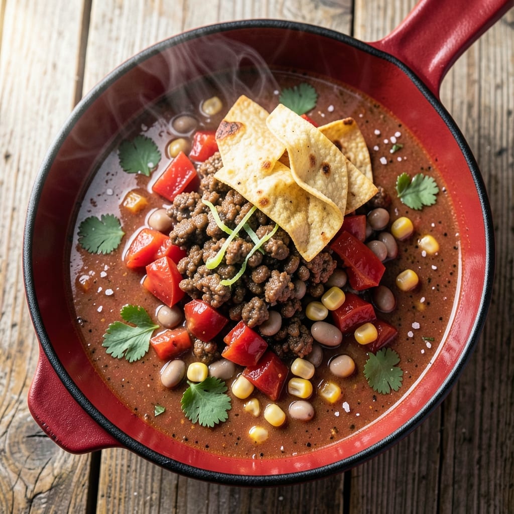 10-Can Taco Soup Recipe: One-Pot Fiesta With Crunchy Top Magic