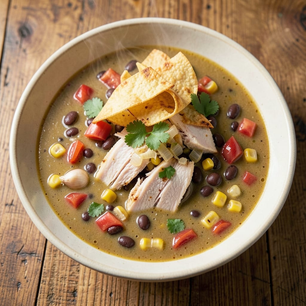 Bear Creek Chicken Tortilla Soup Recipe: Smoky Black Bean and Corn Swirls in One Pot