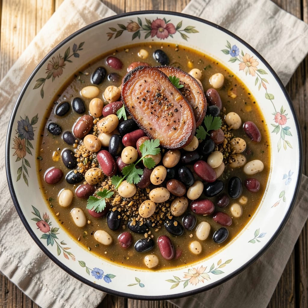 16 Bean Soup with Sausage Recipe: Smoky Sausage and Pantry Staples Simmered to Rich Depth