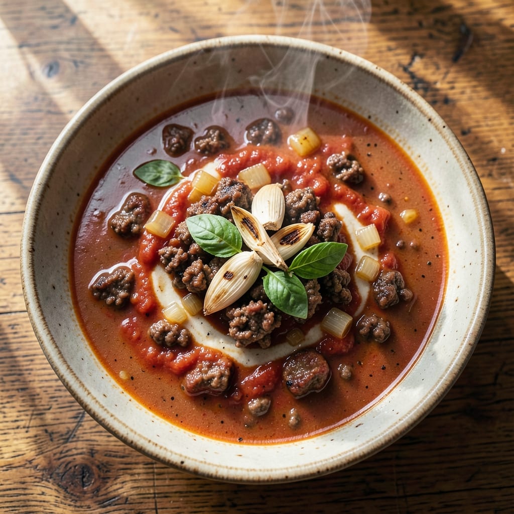 Al Capone Soup Recipe: Speakeasy-Style Tomato and Sausage Richness
