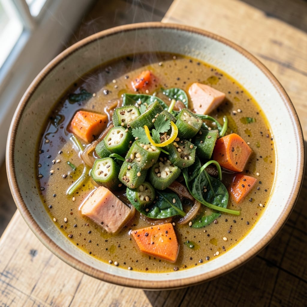 African Vegetable Soup Recipe: Earthy Spice and Okra Magic in One Pot