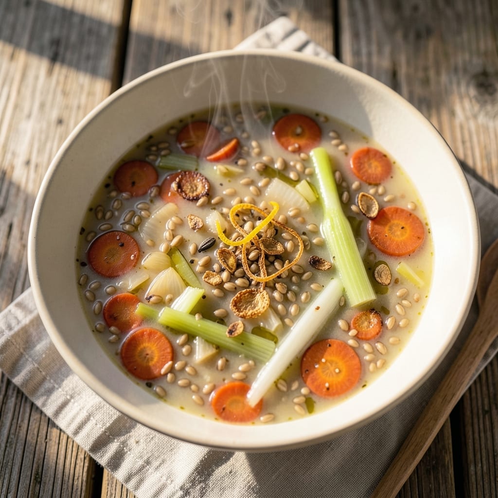 Barley Broth Soup Recipe: Nutty Pearl Comfort with Earthy Depth