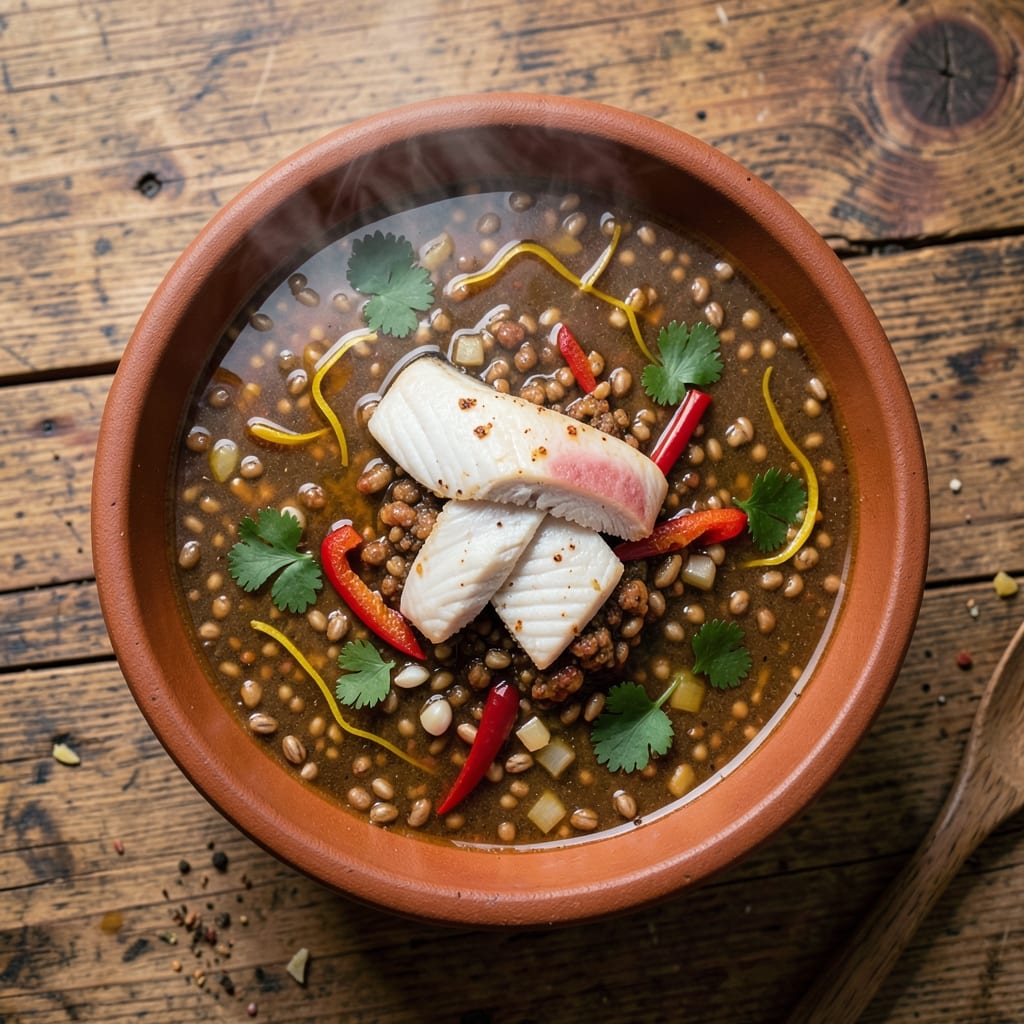 Adasi Soup Recipe: Barley-Rich Comfort with Toasted Spice Crunch