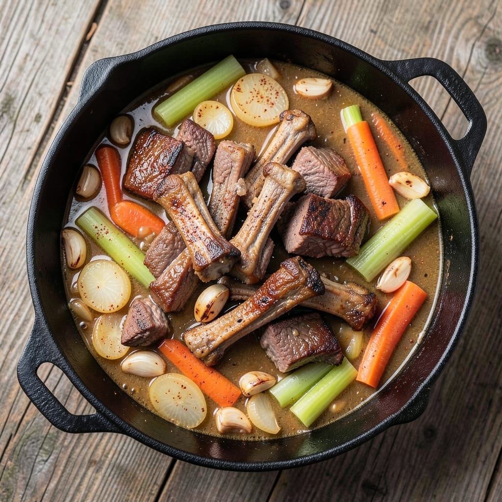 Army Stew Soup Base Recipe: Smoky Bone Broth Foundation for Deep Flavor