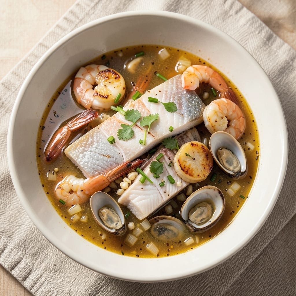 7 Fish Soup Recipe: Spiced Tomato Base With Flaky Fish Magic