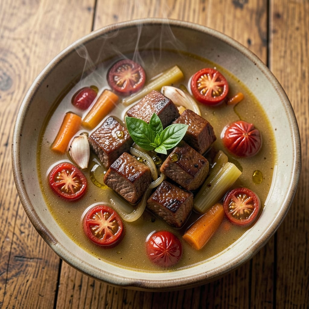 Beef Rosa Marina Soup Recipe: Rich Tomato-Basil Depth in One Pot