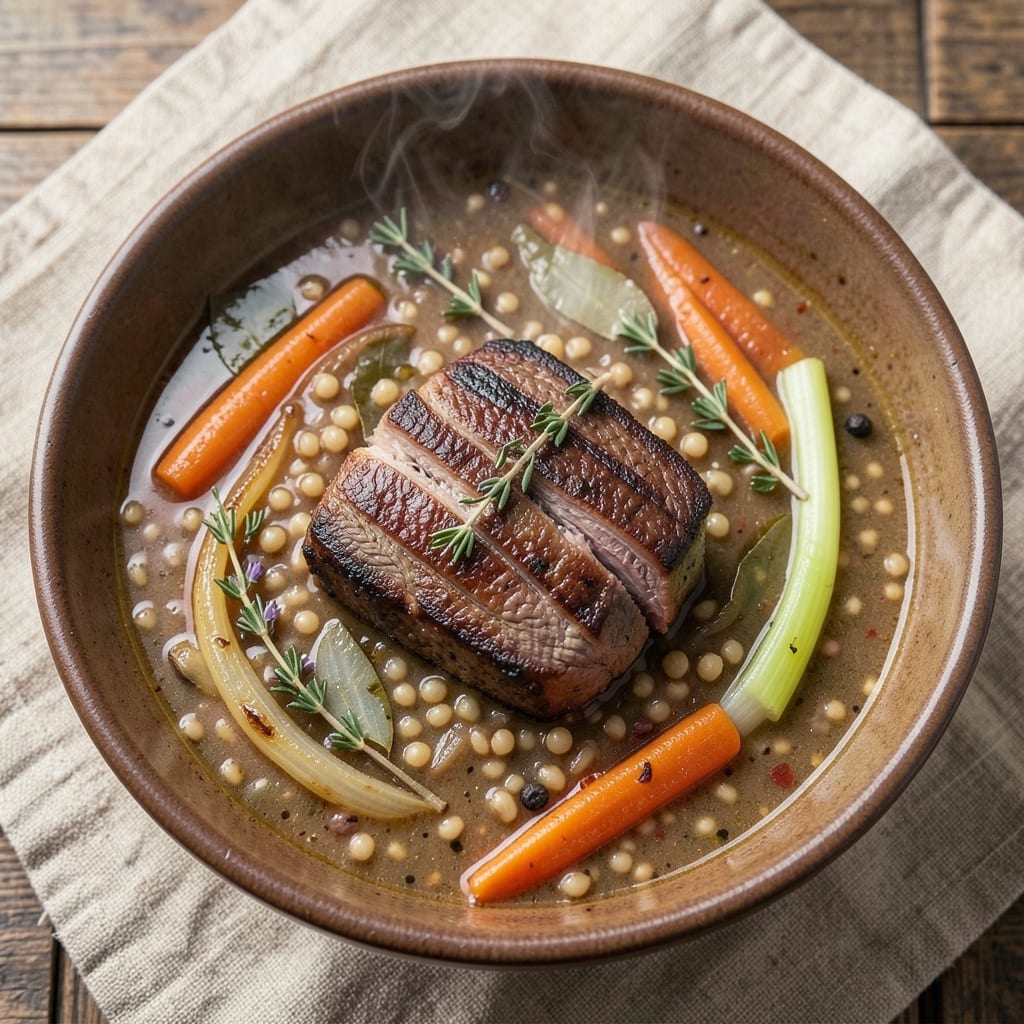 Beef Barley Soup Recipe Alton Brown: Slow-Simmered Depth With Nutty Pearl Barley