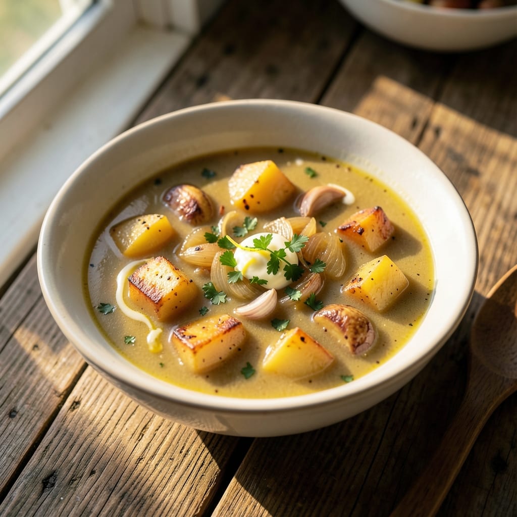 5-Ingredient Potato Soup Recipe: Creamy Velvety Richness Without the Hassle