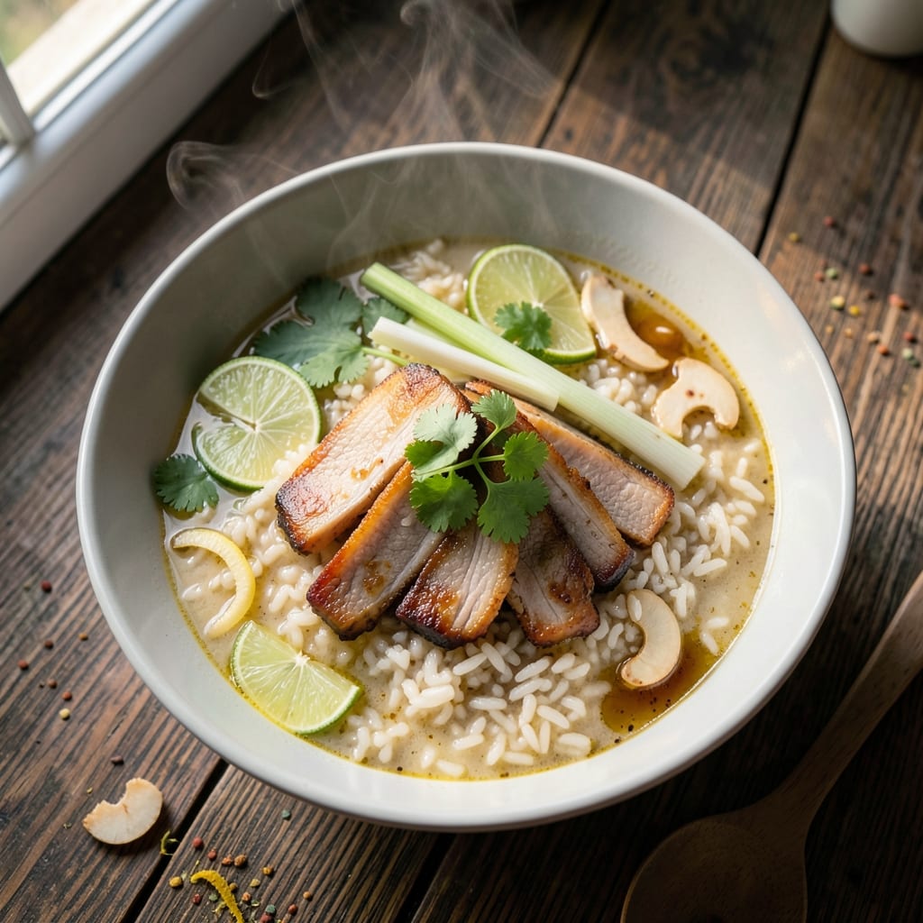 Authentic Sizzling Rice Soup Recipe: Fragrant Ginger-Lime Zing in One Pot