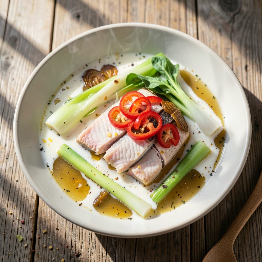 Barramundi Fish Soup Recipe: Fragrant Lemongrass and Coconut Harmony