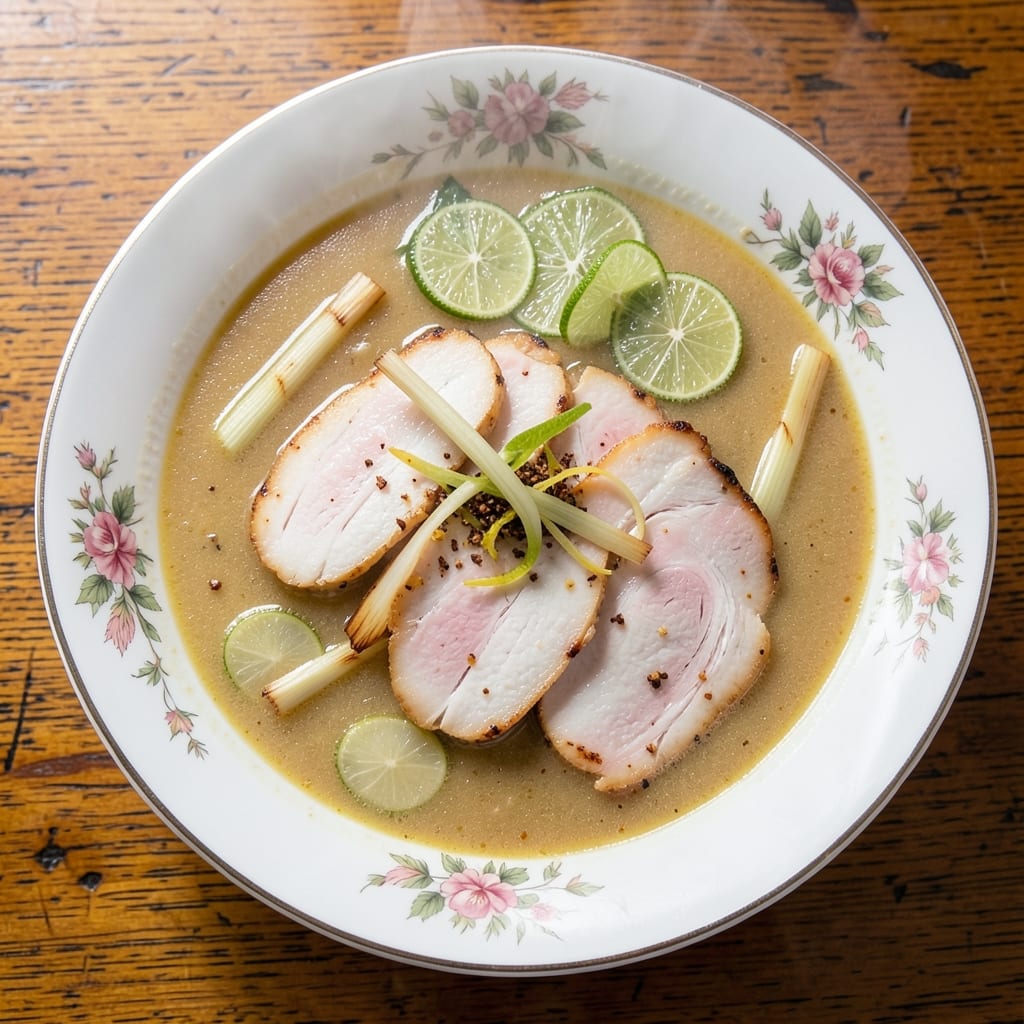 ABC Soup Recipe Singapore: Toasted Lemongrass and Coconut Cream Velvety Depth