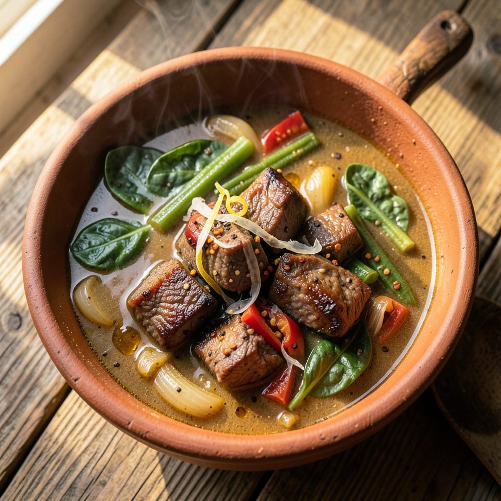 African Okra Soup Recipe Nigerian: Thick, Slippery Okra Magic with Leafy Greens