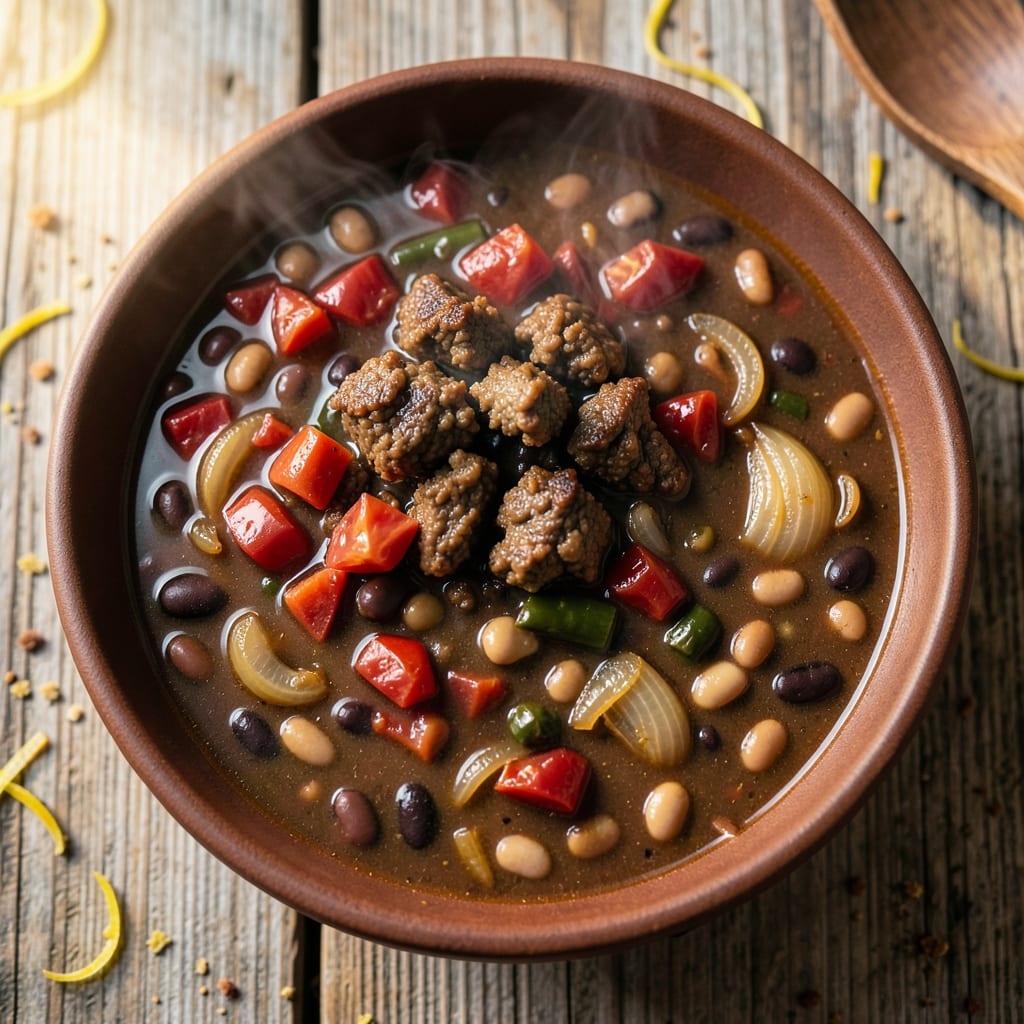 7-Can Taco Soup Recipe With Rotel: Bold Rotel Heat and Crunchy Tortilla Topping Twist