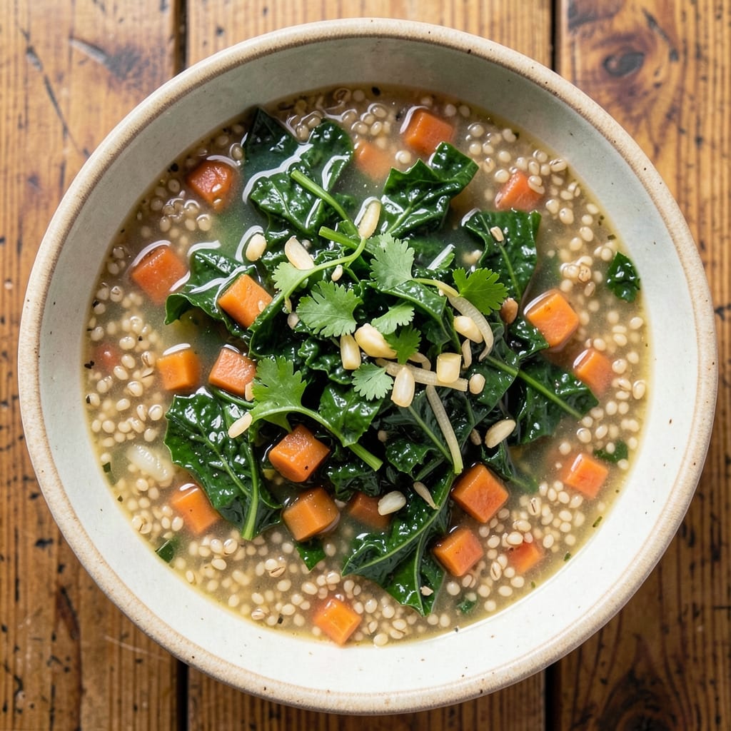 Amy's Kale and Quinoa Soup Recipe: Earthy Greens and Protein-Packed Warmth
