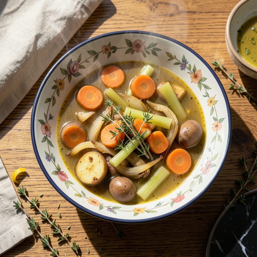 Amy's French Country Vegetable Soup Recipe: Rustic Herb Dumplings in Creamy Depth