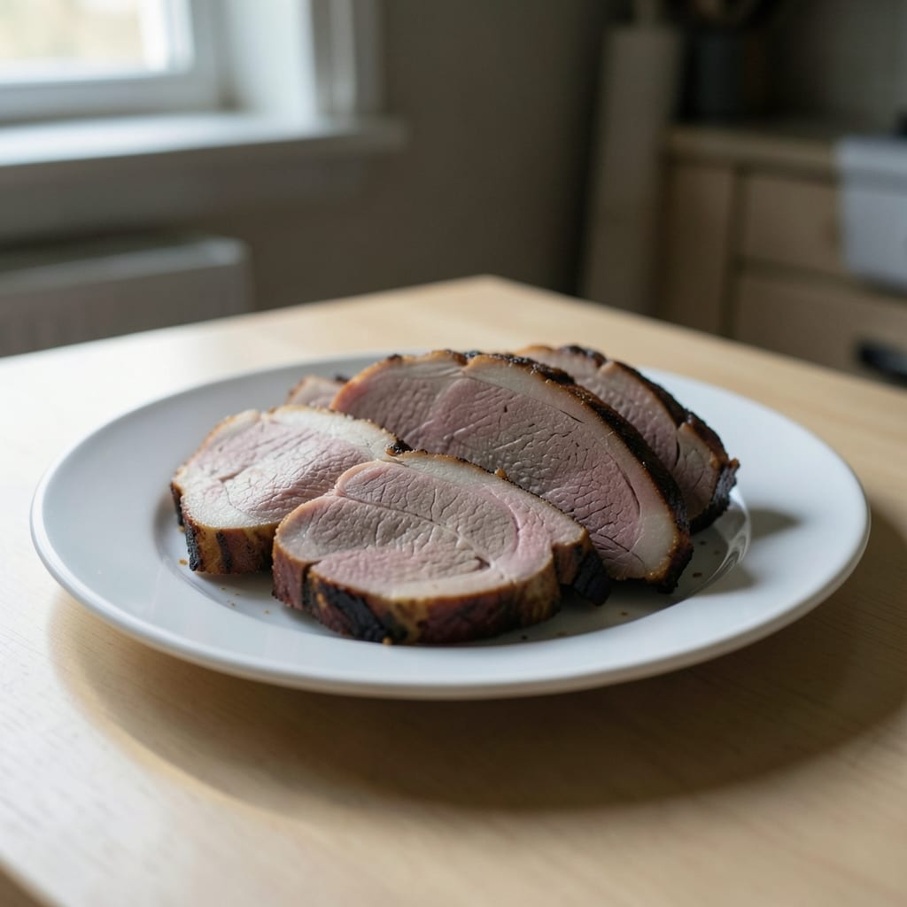 The dish as the corrected method produces it