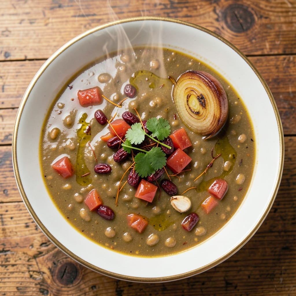 Aladdin Cafe Lentil Soup Recipe: Barberry-Saffron Crunch Fusion